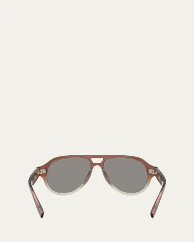 Brunello Cucinelli Acetate Aviator Frames | Thumbnail 4 Brunello Cucinelli Acetate Aviator Frames | Thumbnail 4