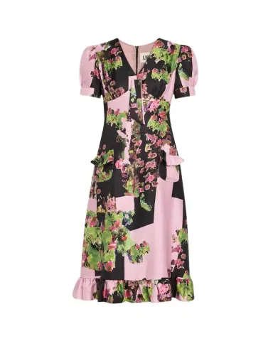 Libertine London Terrace Short-Sleeve Ruffle Midi Dress | Thumbnail 1 Libertine London Terrace Short-Sleeve Ruffle Midi Dress | Thumbnail 1