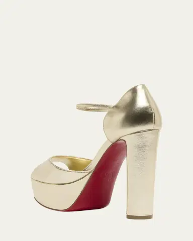 Christian Louboutin 130mm Sandaloo Metallic Platform Sandals | Thumbnail 11 Christian Louboutin 130mm Sandaloo Metallic Platform Sandals | Thumbnail 11