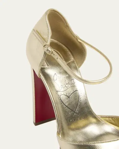 Christian Louboutin 130mm Sandaloo Metallic Platform Sandals | Thumbnail 12 Christian Louboutin 130mm Sandaloo Metallic Platform Sandals | Thumbnail 12