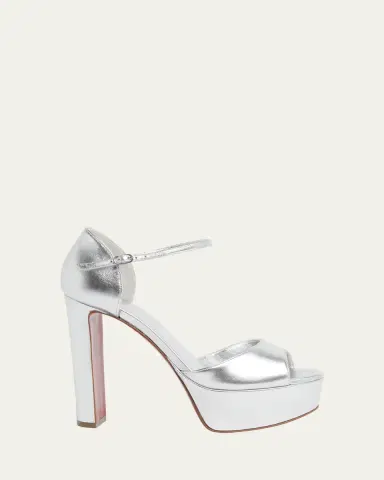 Christian Louboutin 130mm Sandaloo Metallic Platform Sandals | Thumbnail 6 Christian Louboutin 130mm Sandaloo Metallic Platform Sandals | Thumbnail 6