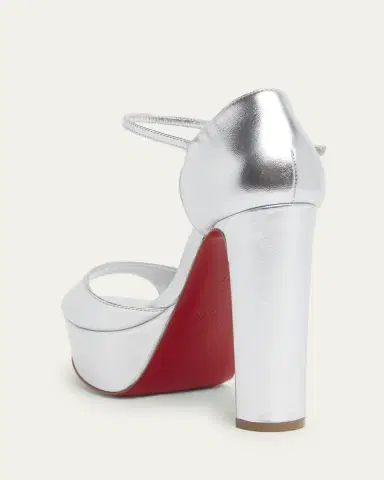 Christian Louboutin 130mm Sandaloo Metallic Platform Sandals | Thumbnail 7 Christian Louboutin 130mm Sandaloo Metallic Platform Sandals | Thumbnail 7
