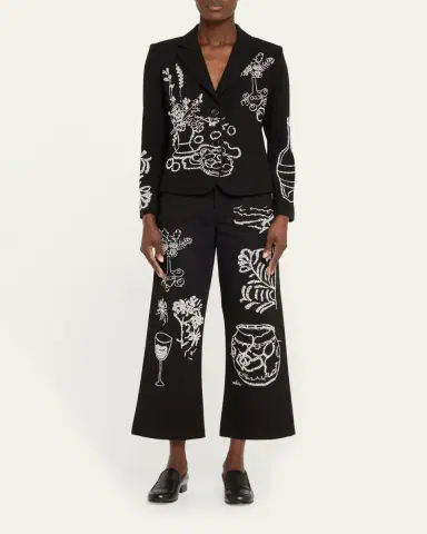 Libertine Still Life Crystal Clean Single-Breasted Short Jacket | Thumbnail 2 Libertine Still Life Crystal Clean Single-Breasted Short Jacket | Thumbnail 2