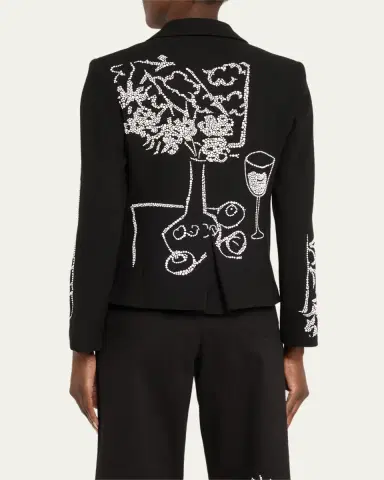 Libertine Still Life Crystal Clean Single-Breasted Short Jacket | Thumbnail 3 Libertine Still Life Crystal Clean Single-Breasted Short Jacket | Thumbnail 3