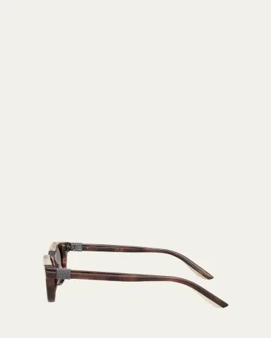 Brunello Cucinelli Acetate Round Sunglasses | Thumbnail 2 Brunello Cucinelli Acetate Round Sunglasses | Thumbnail 2
