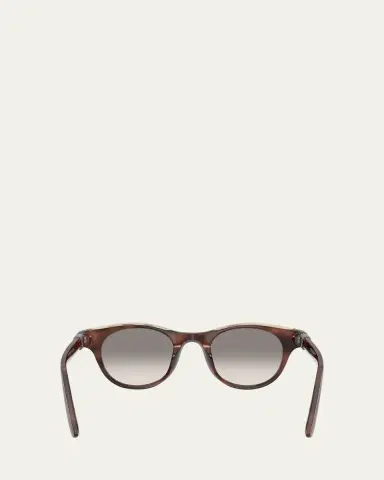 Brunello Cucinelli Acetate Round Sunglasses | Thumbnail 4 Brunello Cucinelli Acetate Round Sunglasses | Thumbnail 4