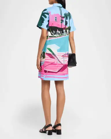 Libertine Poolside Preppy Short-Sleeve Mini Polo Dress | Thumbnail 2 Libertine Poolside Preppy Short-Sleeve Mini Polo Dress | Thumbnail 2