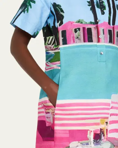 Libertine Poolside Preppy Short-Sleeve Mini Polo Dress | Thumbnail 9 Libertine Poolside Preppy Short-Sleeve Mini Polo Dress | Thumbnail 9
