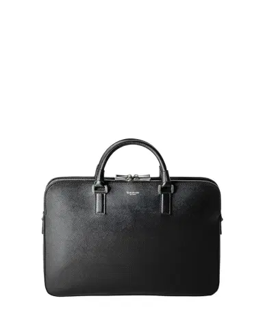 Serapian Men's Double-Zip Slim Briefcase | Thumbnail 1 Serapian Men's Double-Zip Slim Briefcase | Thumbnail 1