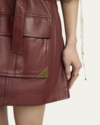 Chloé Leather Belted Utilitarian Vest | Thumbnail 5 Chloé Leather Belted Utilitarian Vest | Thumbnail 5