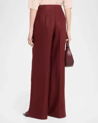 Lafayette 148 New York Thames Wide-Leg Linen Pants | Thumbnail 6 Lafayette 148 New York Thames Wide-Leg Linen Pants | Thumbnail 6