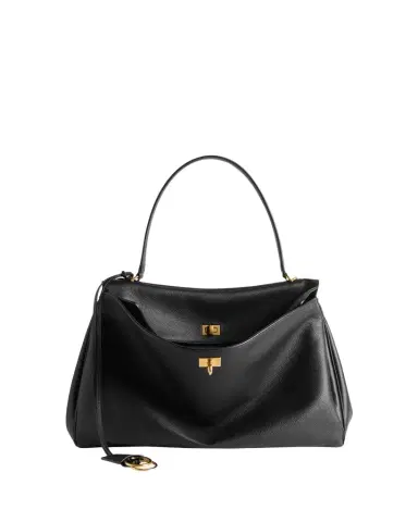 Balenciaga Rodeo Medium Grained Leather Top-Handle Bag | Thumbnail 1 Balenciaga Rodeo Medium Grained Leather Top-Handle Bag | Thumbnail 1
