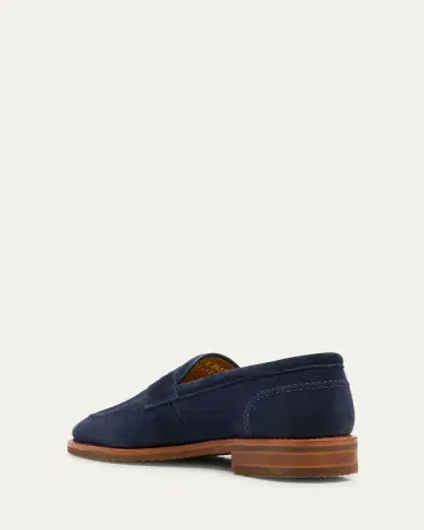 Allen Edmonds Reserve Men's Roman Suede Contrast-Sole Penny Loafers | Thumbnail 9 Allen Edmonds Reserve Men's Roman Suede Contrast-Sole Penny Loafers | Thumbnail 9