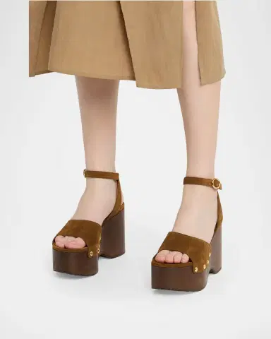 Gianvito Rossi Suede Ankle-Strap Platform Sandals | Thumbnail 17 Gianvito Rossi Suede Ankle-Strap Platform Sandals | Thumbnail 17
