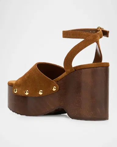 Gianvito Rossi Suede Ankle-Strap Platform Sandals | Thumbnail 19 Gianvito Rossi Suede Ankle-Strap Platform Sandals | Thumbnail 19