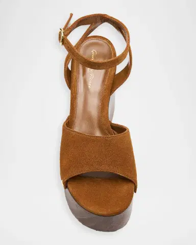 Gianvito Rossi Suede Ankle-Strap Platform Sandals | Thumbnail 21 Gianvito Rossi Suede Ankle-Strap Platform Sandals | Thumbnail 21