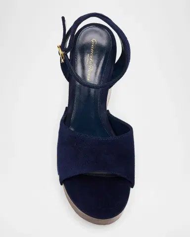 Gianvito Rossi Suede Ankle-Strap Platform Sandals | Thumbnail 26 Gianvito Rossi Suede Ankle-Strap Platform Sandals | Thumbnail 26