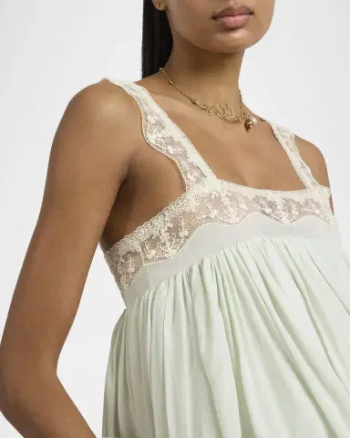 Chloé High-Low Ruffled Dress | Thumbnail 4 Chloé High-Low Ruffled Dress | Thumbnail 4