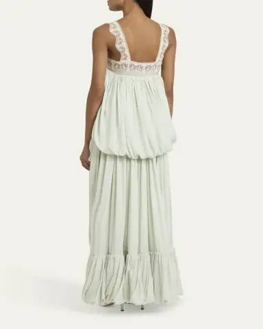 Chloé High-Low Ruffled Dress | Thumbnail 7 Chloé High-Low Ruffled Dress | Thumbnail 7