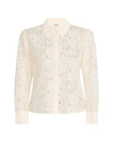 L'Agence Maia Lace Button-Front Blouse | Thumbnail 1 L'Agence Maia Lace Button-Front Blouse | Thumbnail 1