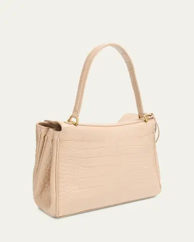 Balenciaga Rodeo Croc-Embossed Leather Top-Handle Bag | Thumbnail 5 Balenciaga Rodeo Croc-Embossed Leather Top-Handle Bag | Thumbnail 5