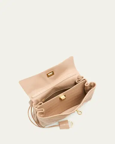 Balenciaga Rodeo Croc-Embossed Leather Top-Handle Bag | Thumbnail 6 Balenciaga Rodeo Croc-Embossed Leather Top-Handle Bag | Thumbnail 6