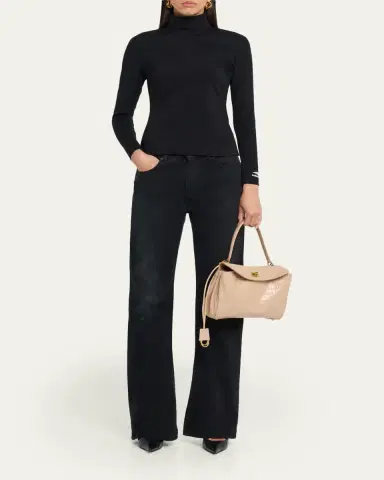 Balenciaga Rodeo Croc-Embossed Leather Top-Handle Bag | Thumbnail 7 Balenciaga Rodeo Croc-Embossed Leather Top-Handle Bag | Thumbnail 7