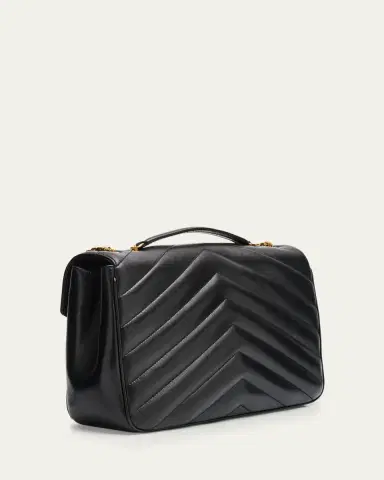 Saint Laurent Loulou Large YSL Chain Shoulder Bag in Quilted Leather | Thumbnail 3 Saint Laurent Loulou Large YSL Chain Shoulder Bag in Quilted Leather | Thumbnail 3