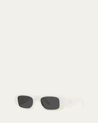 Prada Geometric Rectangle Acetate Sunglasses | Thumbnail 4 Prada Geometric Rectangle Acetate Sunglasses | Thumbnail 4
