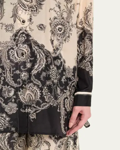 Zimmermann Rhiannon Relaxed Silk Shirt | Thumbnail 5 Zimmermann Rhiannon Relaxed Silk Shirt | Thumbnail 5