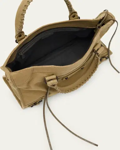 Balenciaga Le City Medium Canvas Top-Handle Bag | Thumbnail 4 Balenciaga Le City Medium Canvas Top-Handle Bag | Thumbnail 4