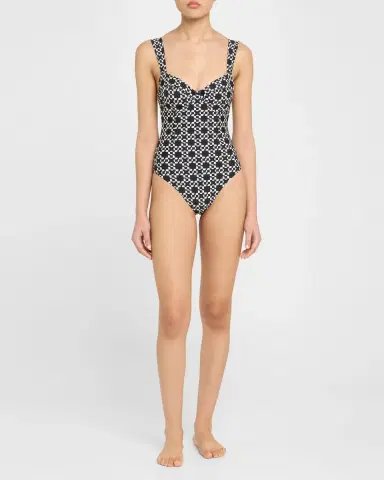 SIMKHAI Lexi Bustier One-Piece Swimsuit | Thumbnail 2 SIMKHAI Lexi Bustier One-Piece Swimsuit | Thumbnail 2