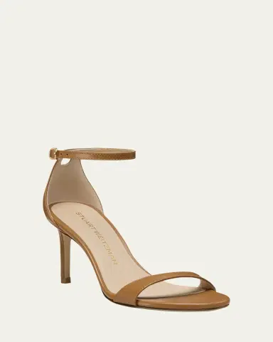 Stuart Weitzman Nudist Leather Ankle-Strap Sandals | Thumbnail 4 Stuart Weitzman Nudist Leather Ankle-Strap Sandals | Thumbnail 4
