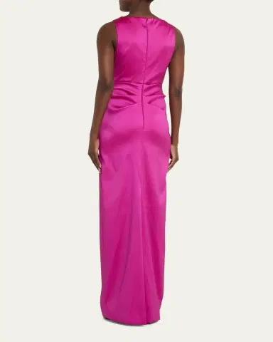 Rickie Freeman for Teri Jon Ruched Mikado Column Gown | Thumbnail 3 Rickie Freeman for Teri Jon Ruched Mikado Column Gown | Thumbnail 3