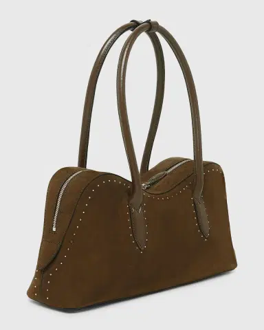 Stella McCartney Ryder Vegan Suede Shoulder Bag | Thumbnail 4 Stella McCartney Ryder Vegan Suede Shoulder Bag | Thumbnail 4