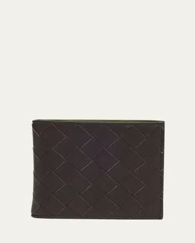 Bottega Veneta Men's Intrecciato 15 Bicolor Leather Bifold Wallet | Thumbnail 11 Bottega Veneta Men's Intrecciato 15 Bicolor Leather Bifold Wallet | Thumbnail 11