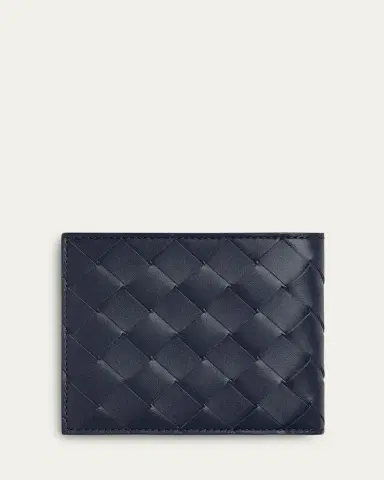 Bottega Veneta Men's Intrecciato 15 Bicolor Leather Bifold Wallet | Thumbnail 12 Bottega Veneta Men's Intrecciato 15 Bicolor Leather Bifold Wallet | Thumbnail 12