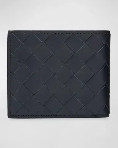 Bottega Veneta Men's Intrecciato 15 Bicolor Leather Bifold Wallet | Thumbnail 3 Bottega Veneta Men's Intrecciato 15 Bicolor Leather Bifold Wallet | Thumbnail 3
