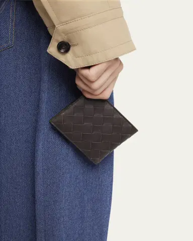 Bottega Veneta Men's Intrecciato 15 Bicolor Leather Bifold Wallet | Thumbnail 8 Bottega Veneta Men's Intrecciato 15 Bicolor Leather Bifold Wallet | Thumbnail 8