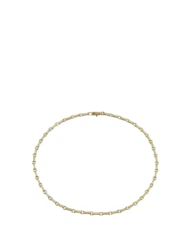 Sydney Evan 14K Yellow Gold Diamond Round Rectangle Necklace | Thumbnail 1 Sydney Evan 14K Yellow Gold Diamond Round Rectangle Necklace | Thumbnail 1