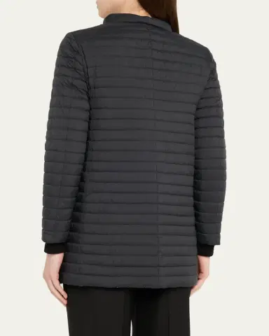 HERNO Reversible A-Shape Quilted Down Jacket | Thumbnail 3 HERNO Reversible A-Shape Quilted Down Jacket | Thumbnail 3