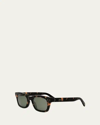 Celine Men's Three Dots Acetate and Nylon Square Sunglasses | Thumbnail 2 Celine Men's Three Dots Acetate and Nylon Square Sunglasses | Thumbnail 2