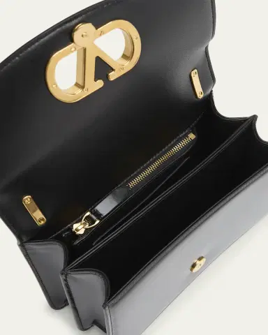 Valentino Garavani Men's Vain VLogo Leather Shoulder Bag | Thumbnail 2 Valentino Garavani Men's Vain VLogo Leather Shoulder Bag | Thumbnail 2