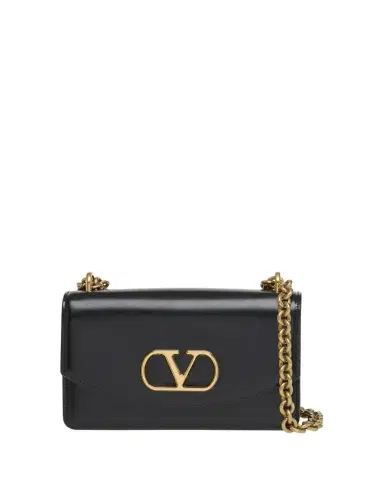 Valentino Garavani Men's Vain VLogo Leather Shoulder Bag | Thumbnail 1 Valentino Garavani Men's Vain VLogo Leather Shoulder Bag | Thumbnail 1