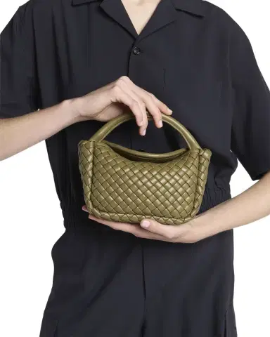Bottega Veneta Cobble Mini Leather Top-Handle Bag | Thumbnail 1 Bottega Veneta Cobble Mini Leather Top-Handle Bag | Thumbnail 1