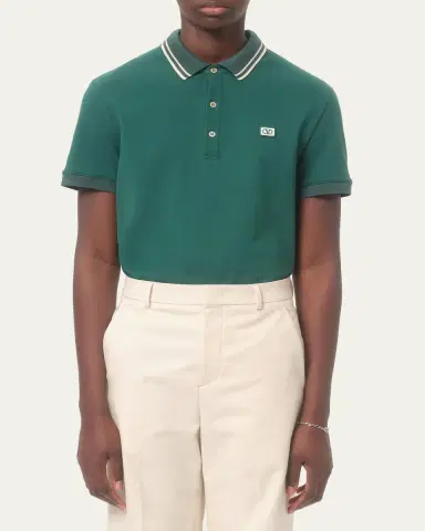 Valentino Garavani Men's VLogo-Patch Pique Polo Shirt | Thumbnail 13 Valentino Garavani Men's VLogo-Patch Pique Polo Shirt | Thumbnail 13