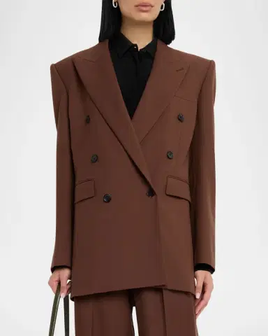 Saint Laurent Double-Pleated Straight-Leg Trousers | Thumbnail 3 Saint Laurent Double-Pleated Straight-Leg Trousers | Thumbnail 3