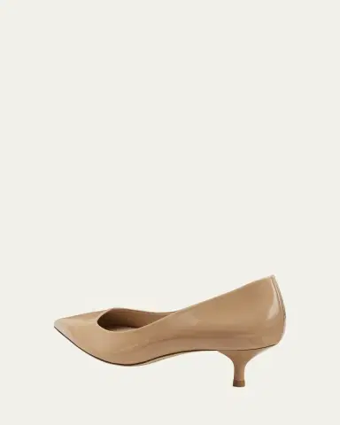 Stuart Weitzman Stuart Patent Kitten Pumps | Thumbnail 3 Stuart Weitzman Stuart Patent Kitten Pumps | Thumbnail 3