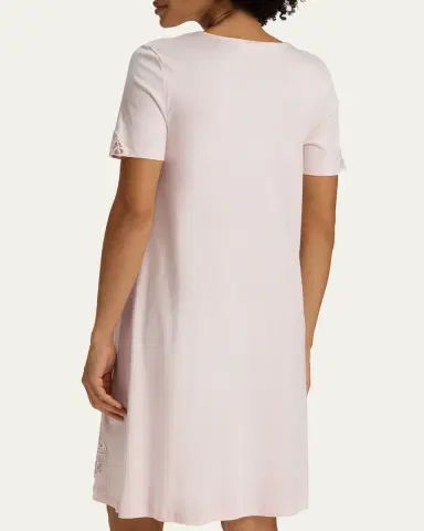 Hanro Belina Embroidered-Inset Cotton Nightgown | Thumbnail 3 Hanro Belina Embroidered-Inset Cotton Nightgown | Thumbnail 3