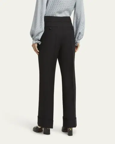 Valentino Garavani Crepe Couture Trousers | Thumbnail 3 Valentino Garavani Crepe Couture Trousers | Thumbnail 3